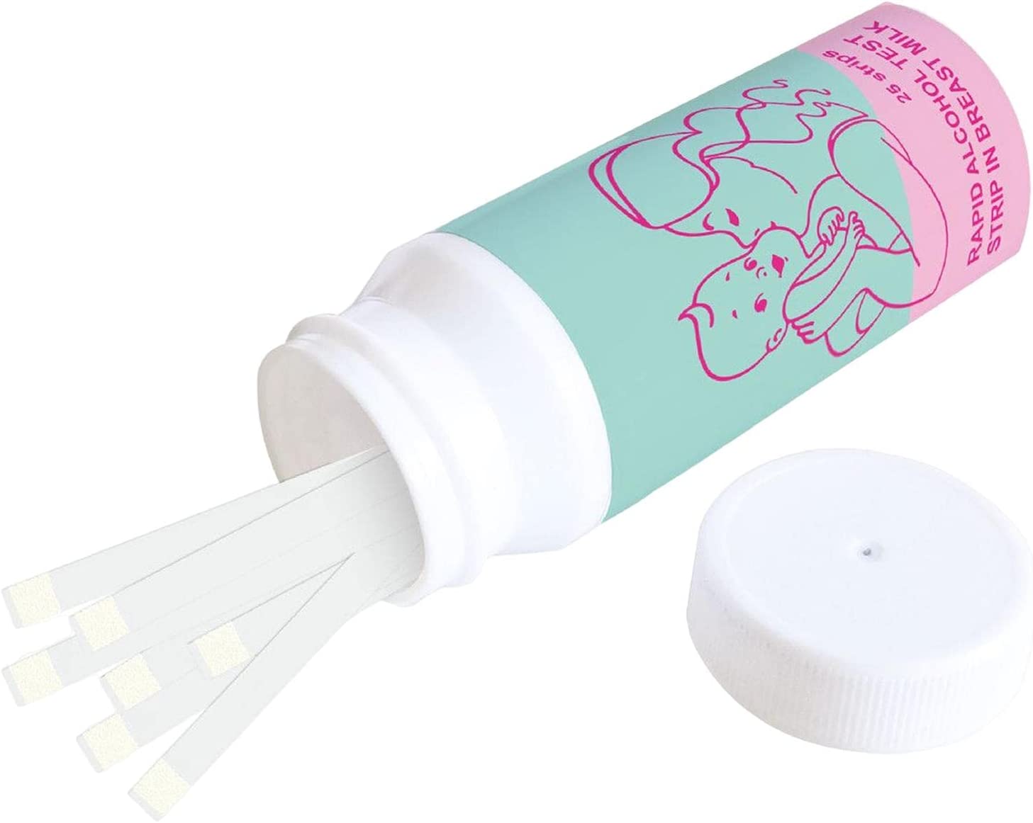 Breast milk alcohol test strips