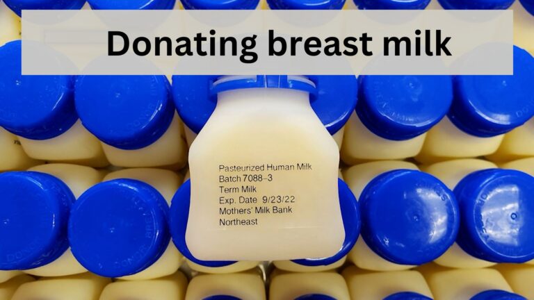 Donating breast milk