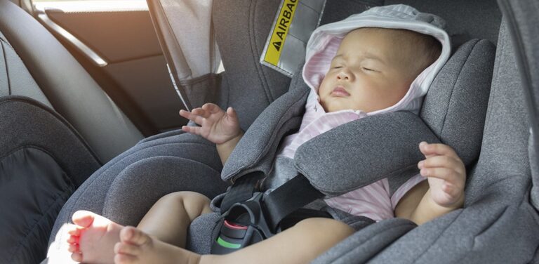 How long can baby sleep in car seat