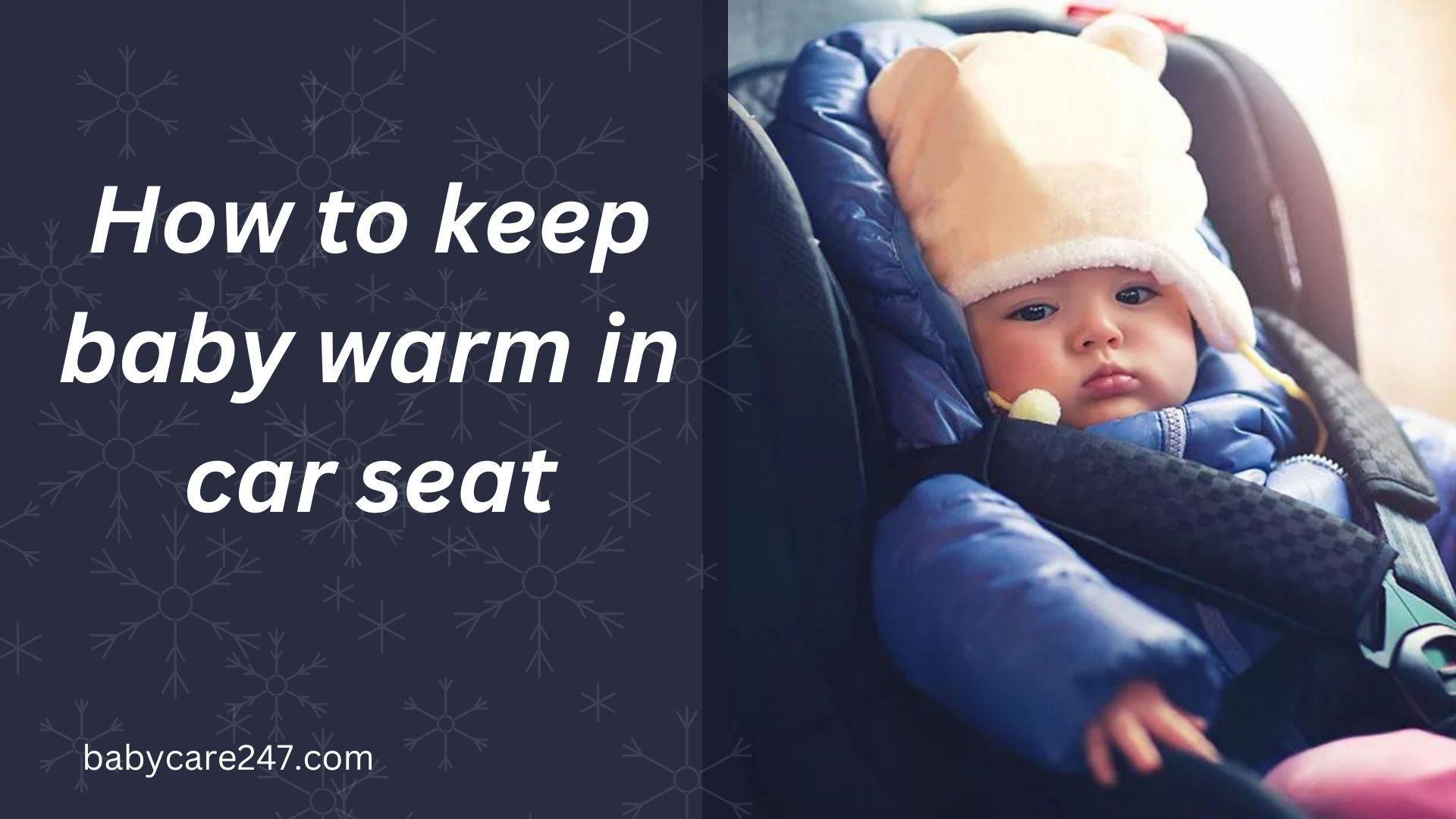 how to keep baby warm in car seat